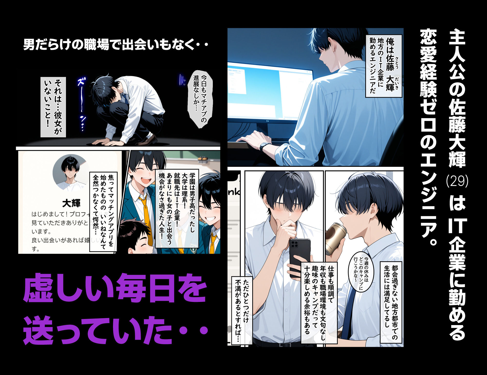 【エロ漫画raw】童貞の俺が海外旅行先で出会った褐色美女と国際結婚して子作りしまくる話1