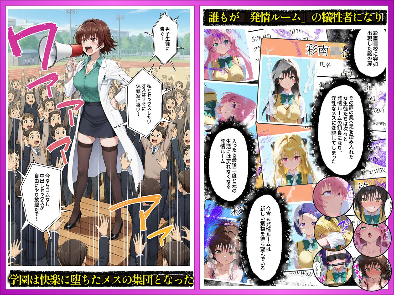 【エロ漫画raw】発情ルーム 総集編 その部屋は絶対に入ってはいけない―