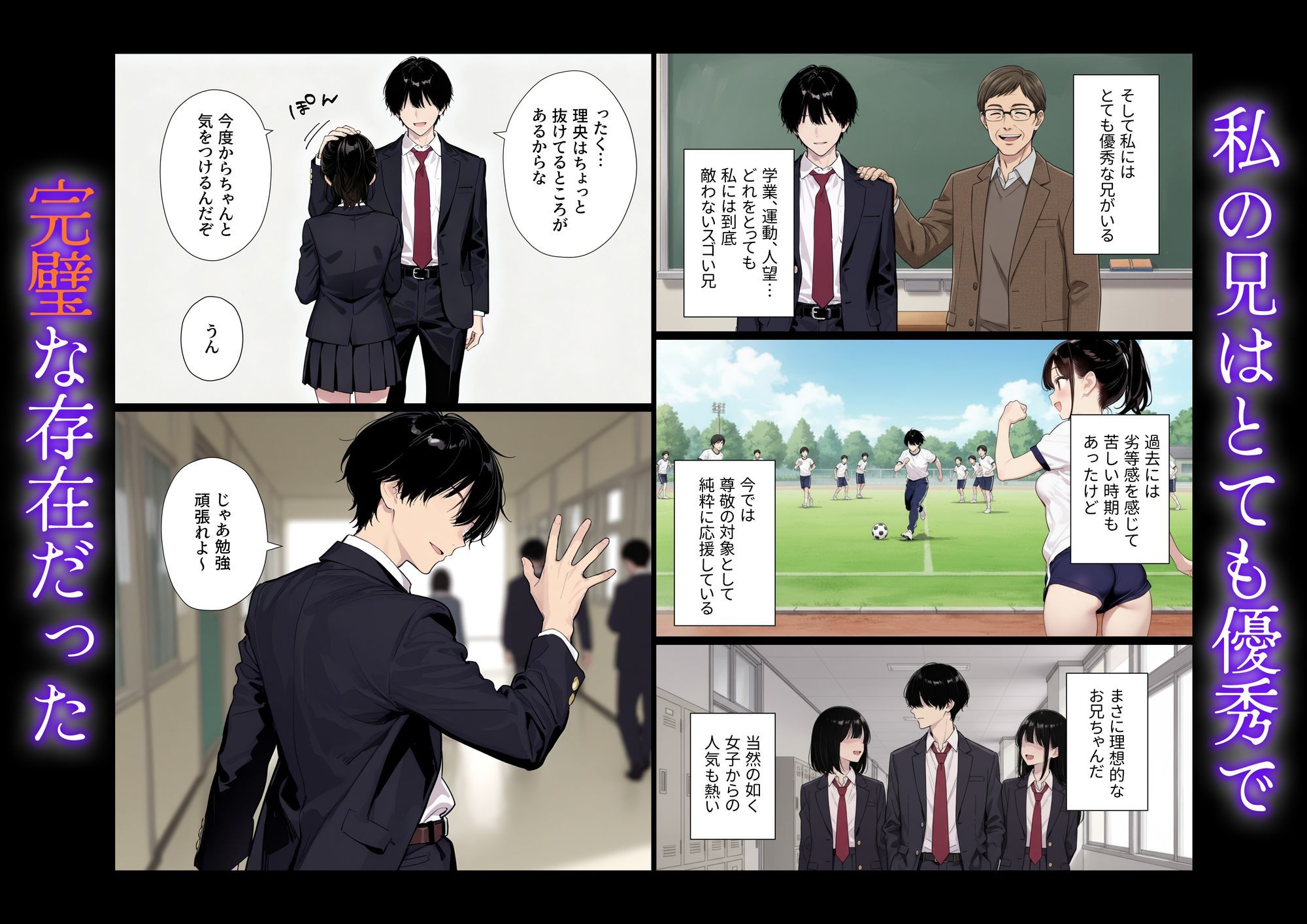 【エロ漫画raw】完璧だった兄が彼女にフラれて崩壊、妹への中出し依存セックスがもう止まらない