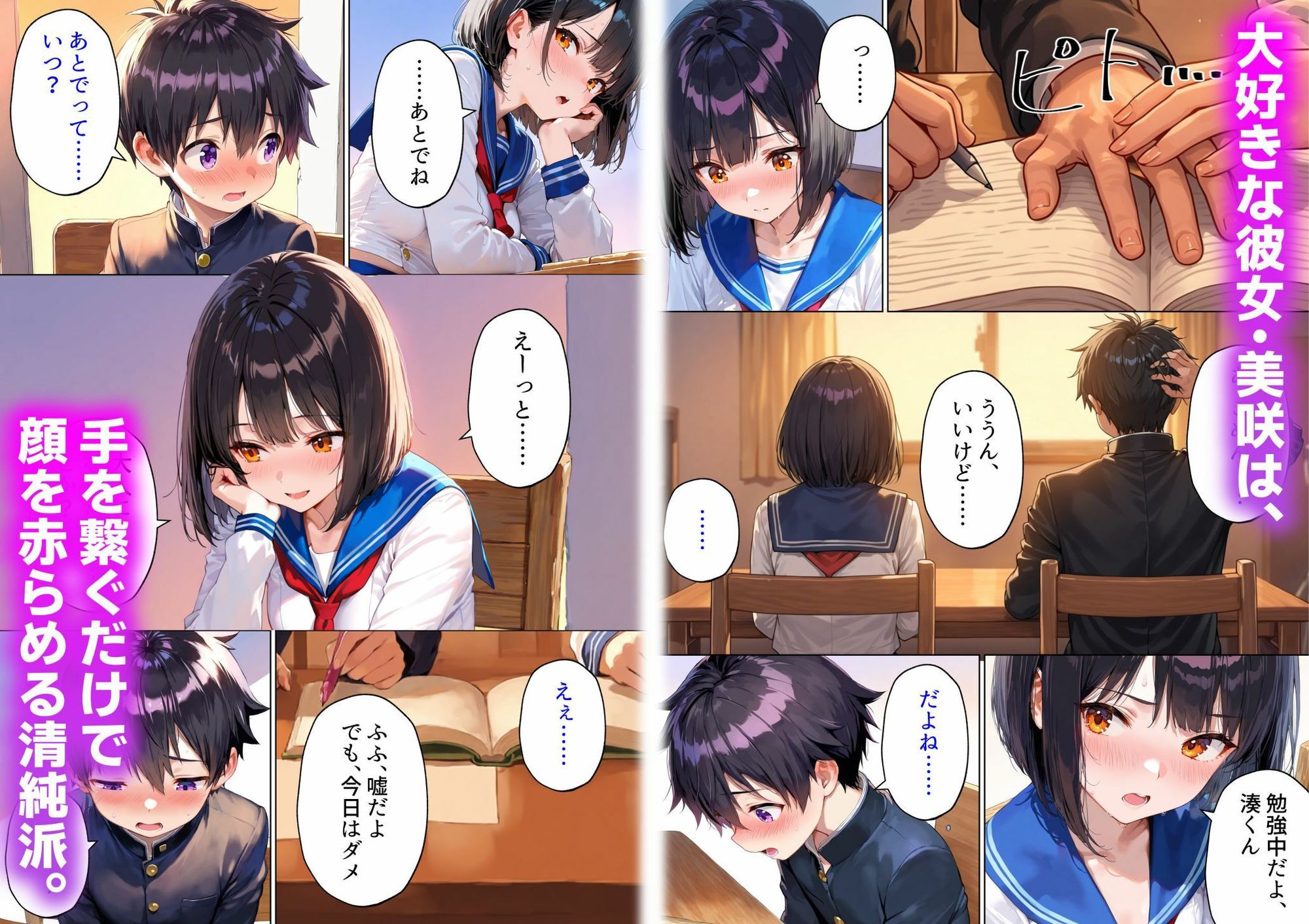 【エロ漫画raw】彼女の家に行ったらギャル姉が出てきて、気付いたら僕が種馬になってました。