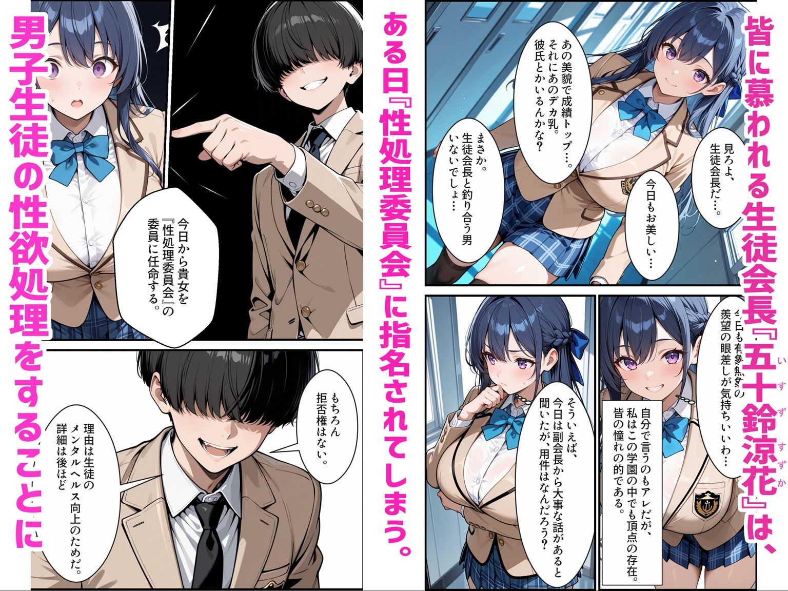 【エロ漫画raw】憧れの生徒会長は性処理肉便器 〜完全無欠の生徒会長、性処理委員に堕ちる〜