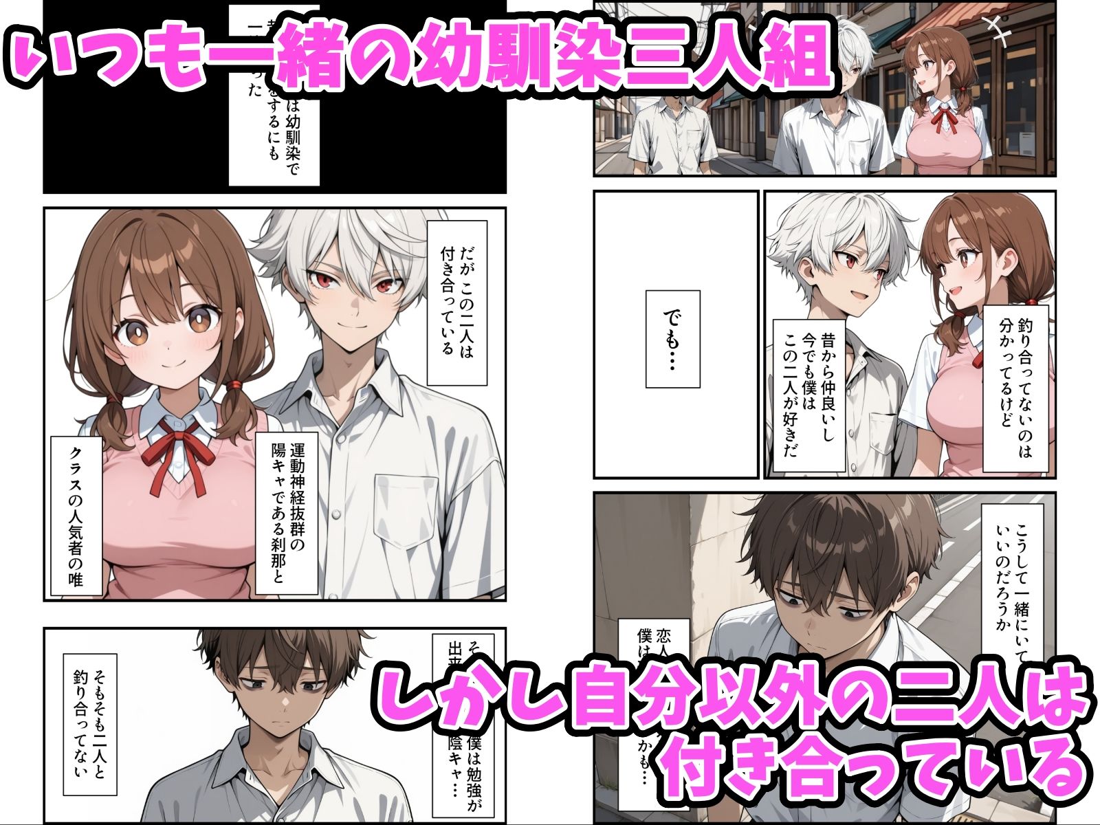 【エロ漫画raw】幼馴染をTSさせたので彼女共々堕とす話