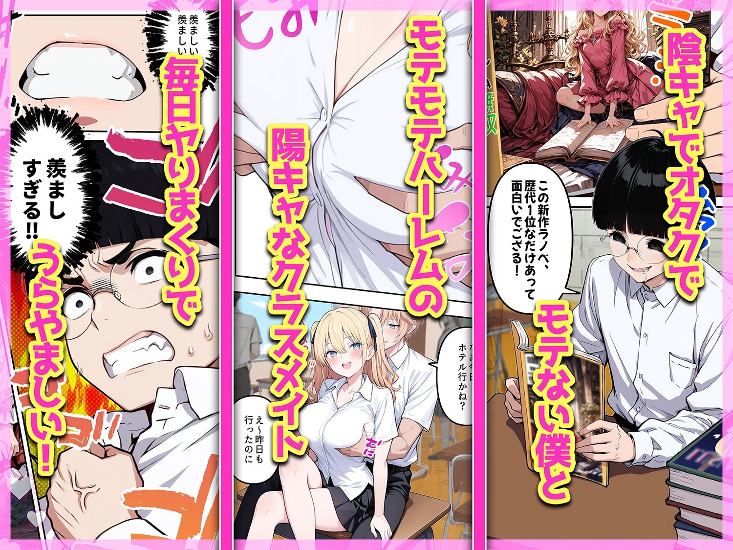 【エロ漫画raw】陰キャヲタクであればあるほど！モテる世界で僕はヤリチンになりました