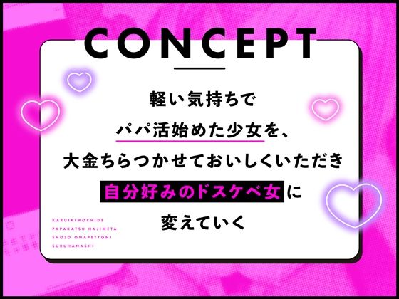 【エロ漫画raw】【オナペット調教×全編オホ声】軽い気持ちでパパ活始めた少女をオナペットにする話