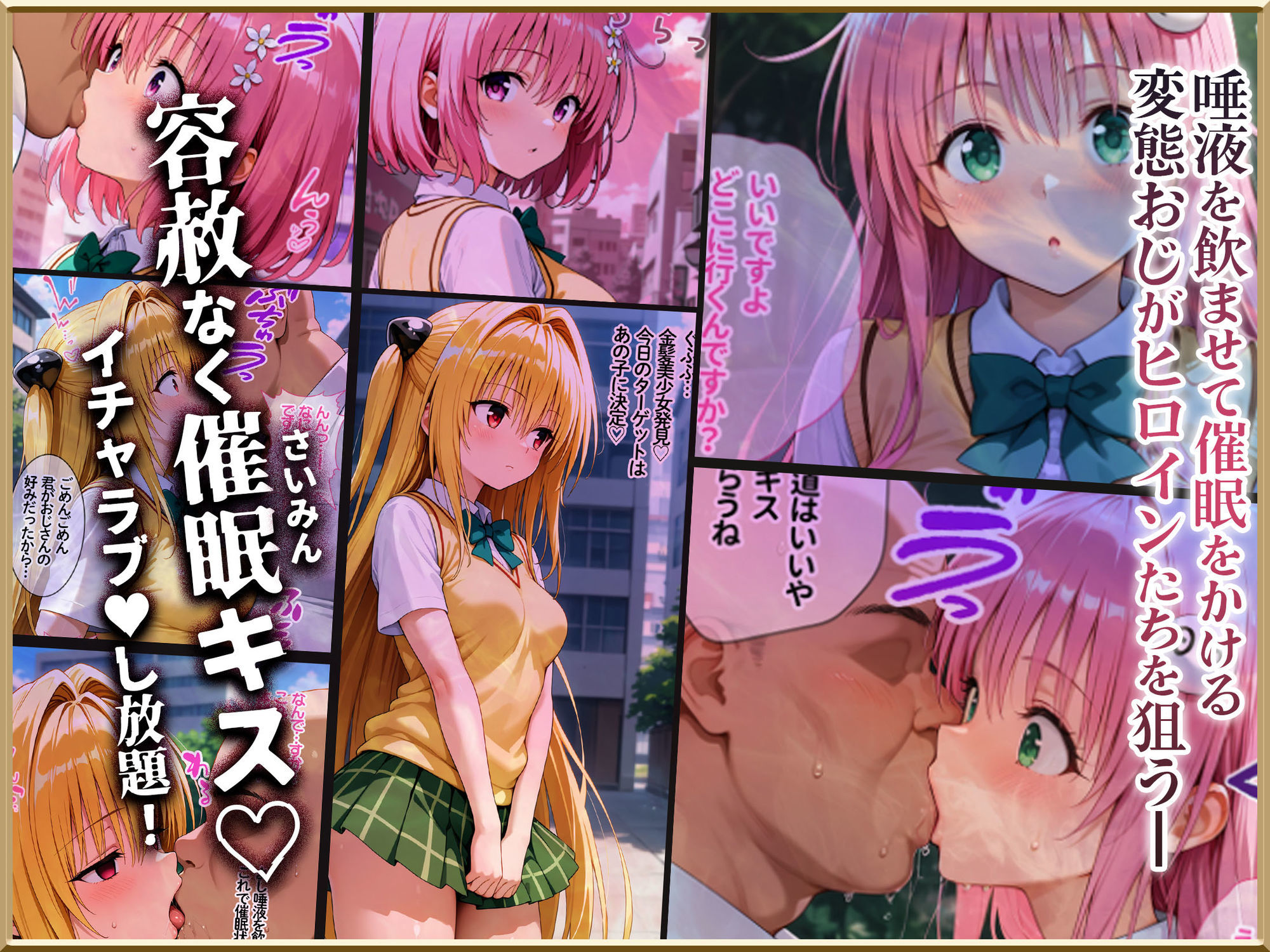 【エロ漫画raw】【Part.1】キスで催●シリーズ贅沢イッキ読み！総集編