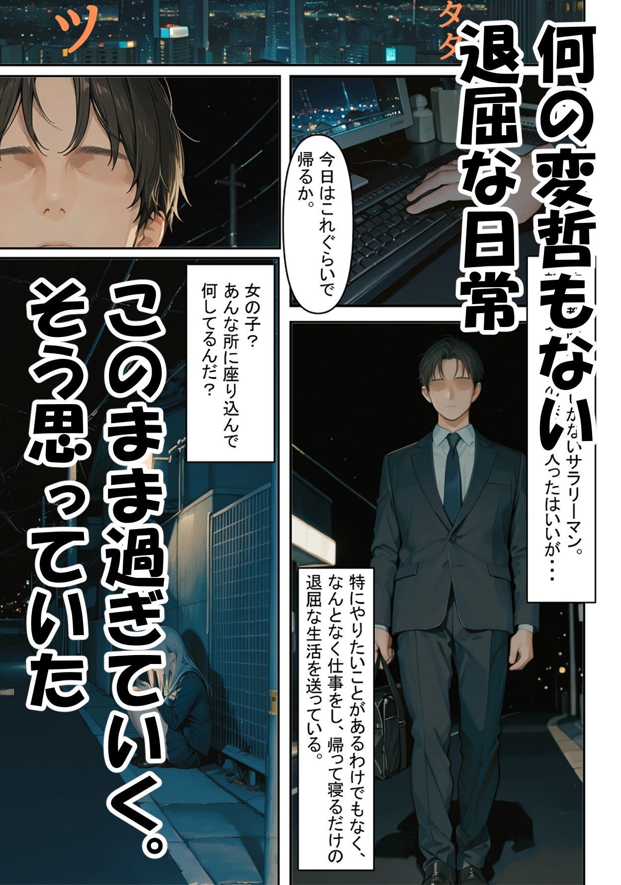 【エロ漫画raw】家出少女を拾ったら