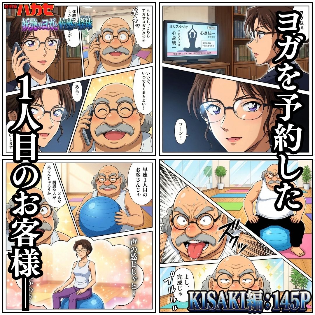 【エロ漫画raw】発明家ハカセ 妖艶のヨガと倍感の揺球