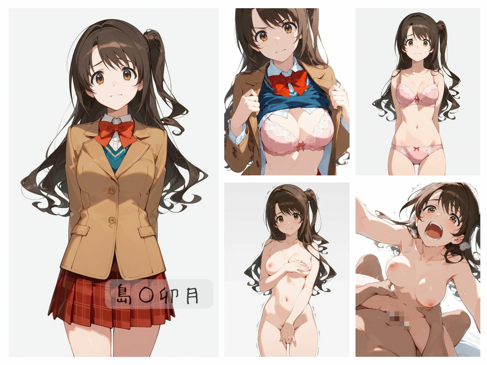 【エロ漫画raw】シンデレラアイドル全裸図鑑 Cute編