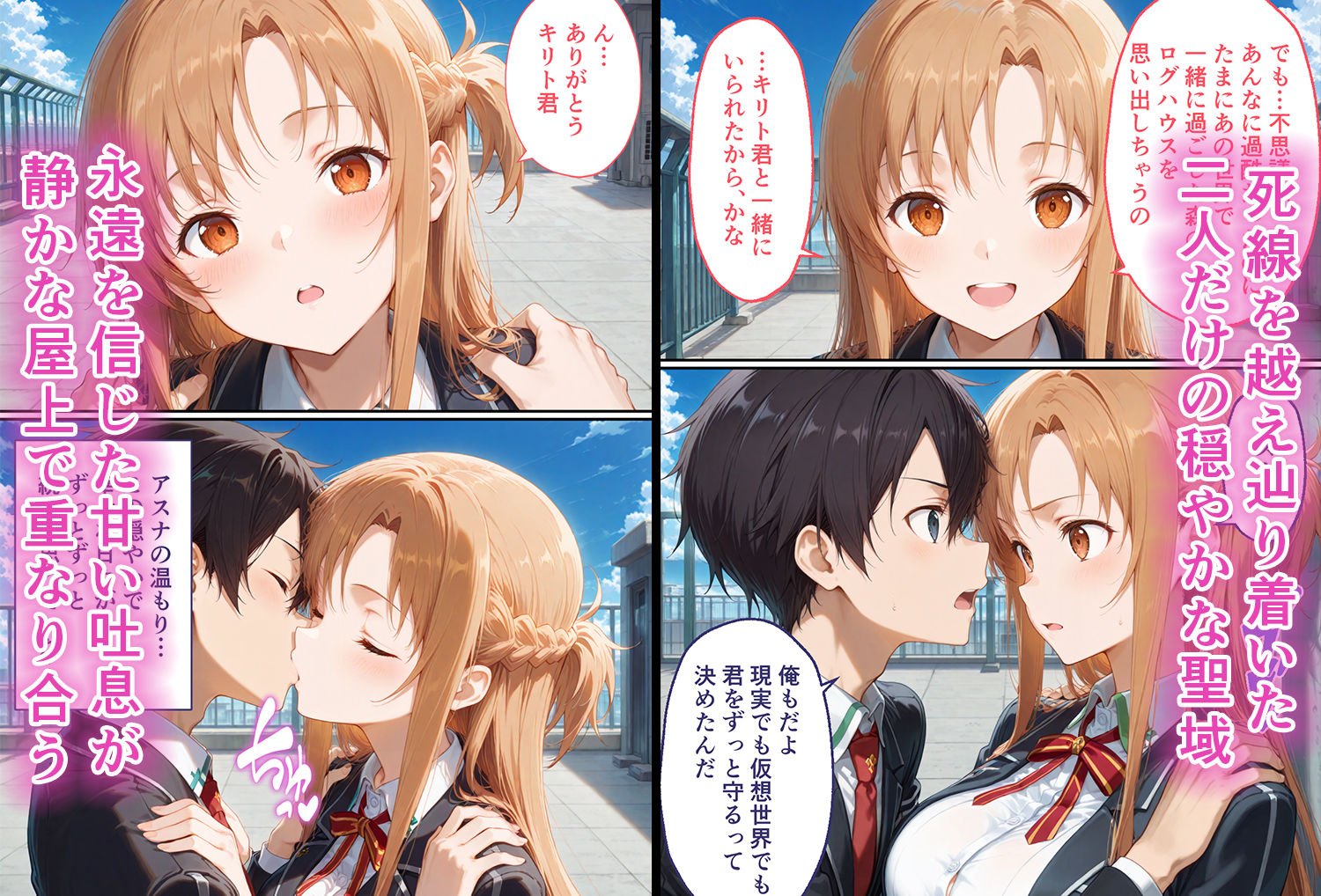 【エロ漫画raw】弱みを握られた俺の彼女が寝取られ堕ちるまで アスナ編