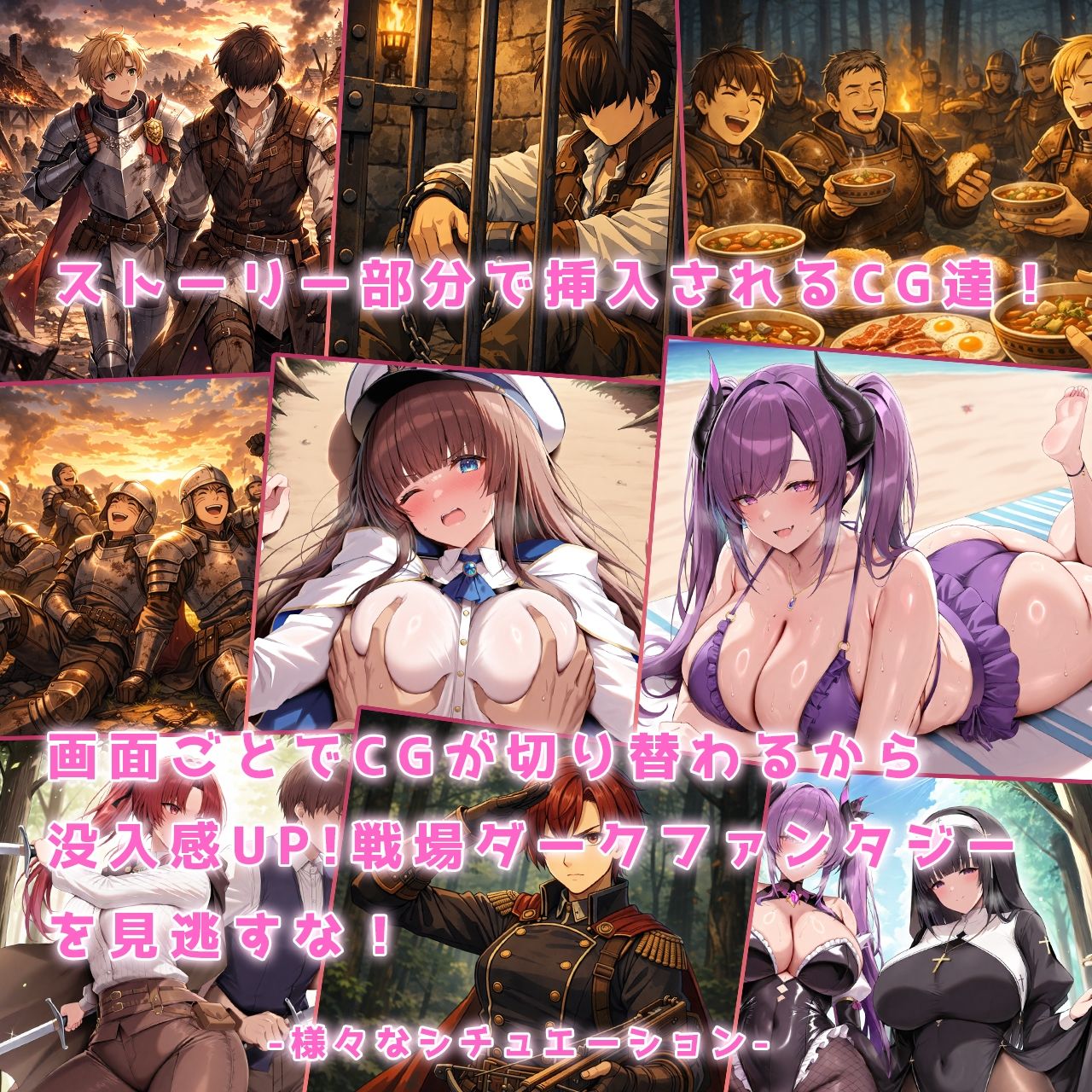 【エロ漫画raw】モンスターデスマーチ