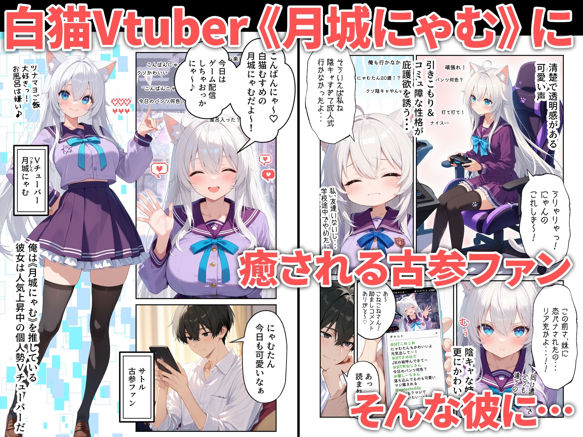 【エロ漫画raw】浮気えっち 恋人の姉が推しのVtuberだった話