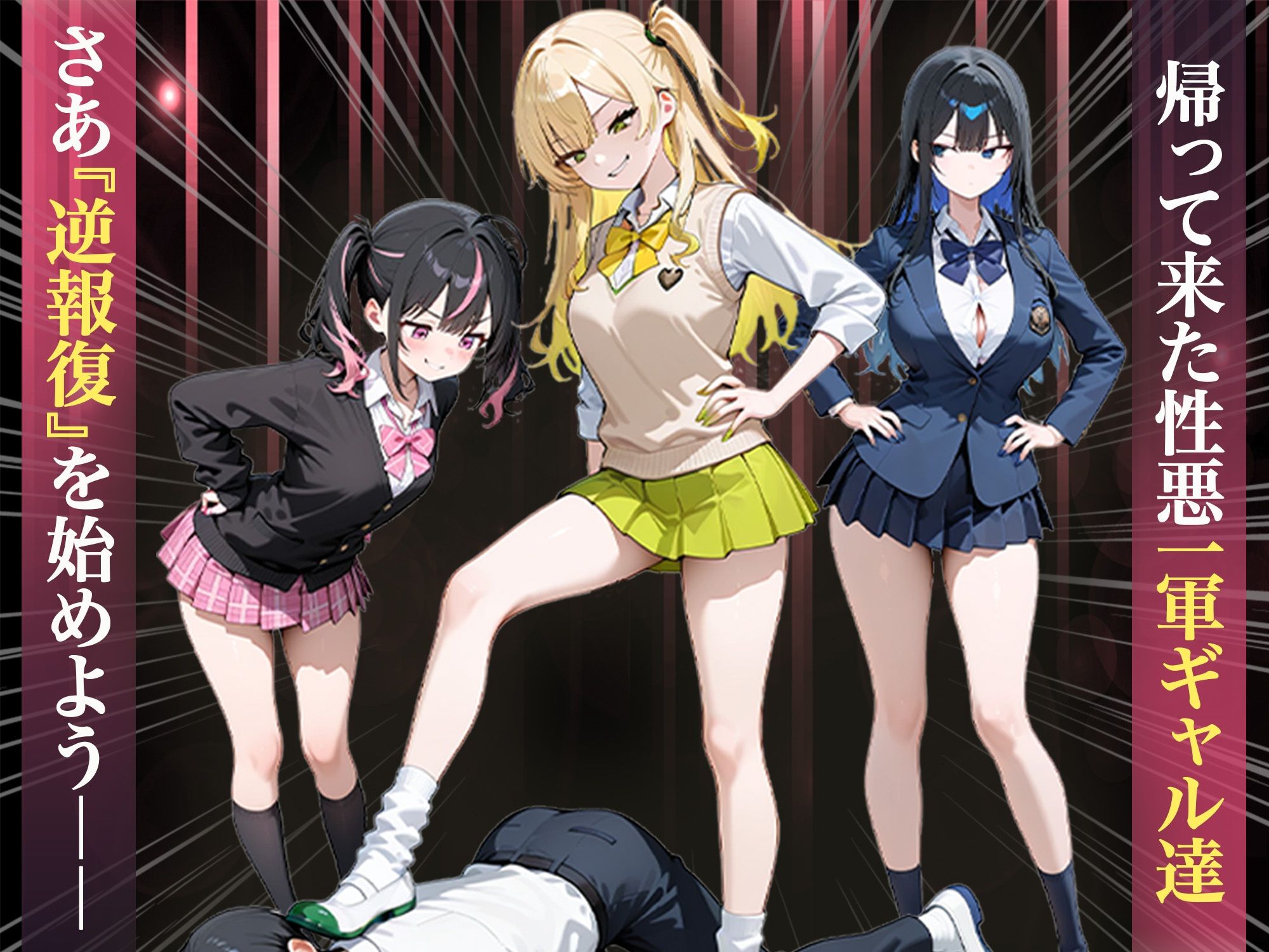 【エロ漫画raw】いじめられていた陰キャのボクが1軍ギャル達に中出し報復する話 〜メス堕ちリバース