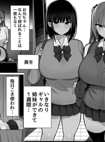 【エロ漫画raw】いきなりギャル姉妹〜親の再婚でデキたギャル姉妹にチンポ貸す話【】